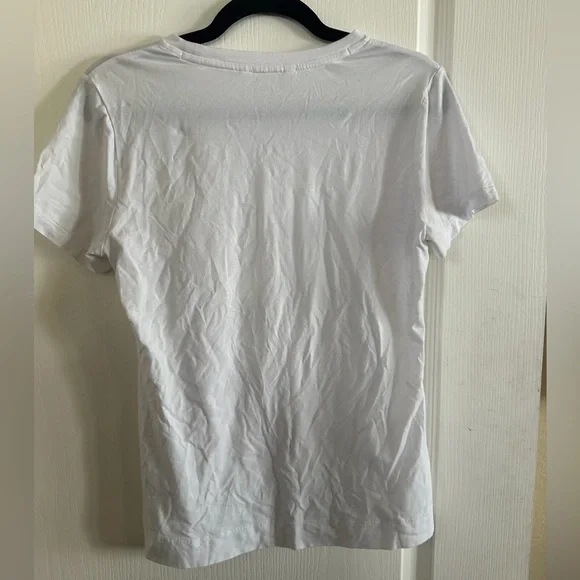 Athleta Women's Classic White Short Sleeve Activewear Tee Size S - Picture 2 of 2